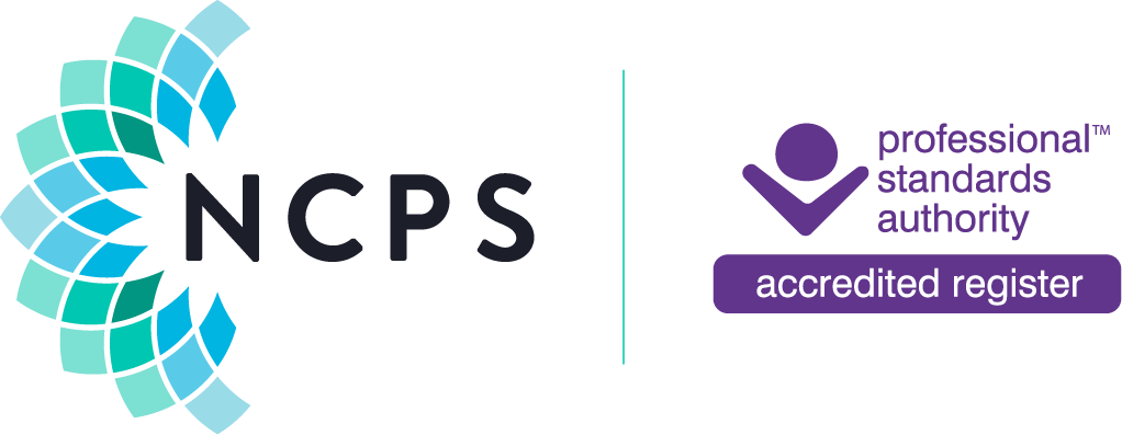 NCPS accredited National Counselling and Psychotherapy Society logo
